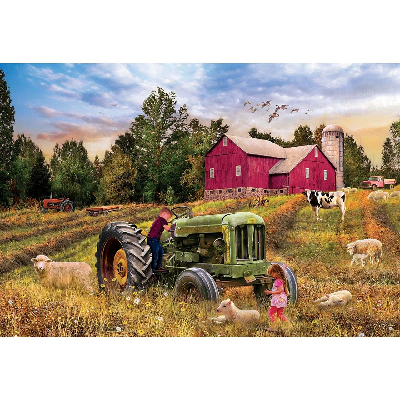 Eurographics Tractor Tin Jigsaw Puzzle 1 Eurographics Tractor Tin Jigsaw Puzzle