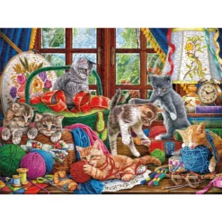 Ceaco Cheerful Kittens Jigsaw Puzzle