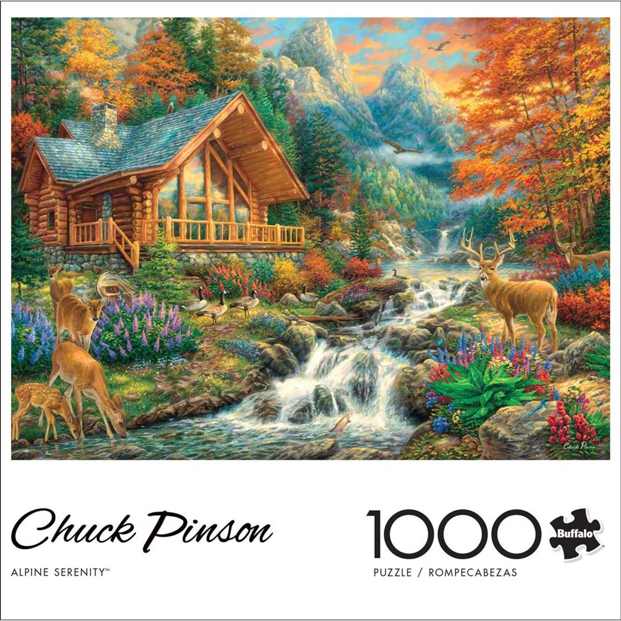 Buffalo Games Alpine Serenity Jigsaw Puzzle 2 Buffalo Games Alpine Serenity Jigsaw Puzzle - Image 2