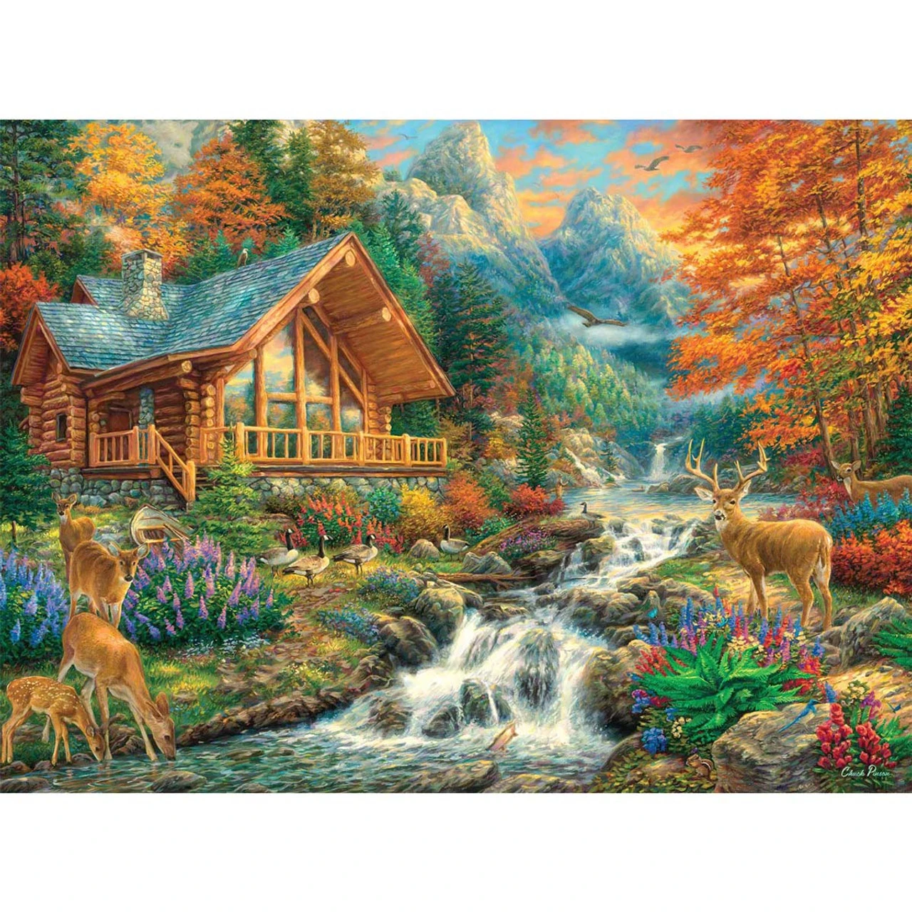 Buffalo Games Alpine Serenity Jigsaw Puzzle 1 Buffalo Games Alpine Serenity Jigsaw Puzzle