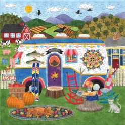 Ceaco Green Mountain Camper Jigsaw Puzzle