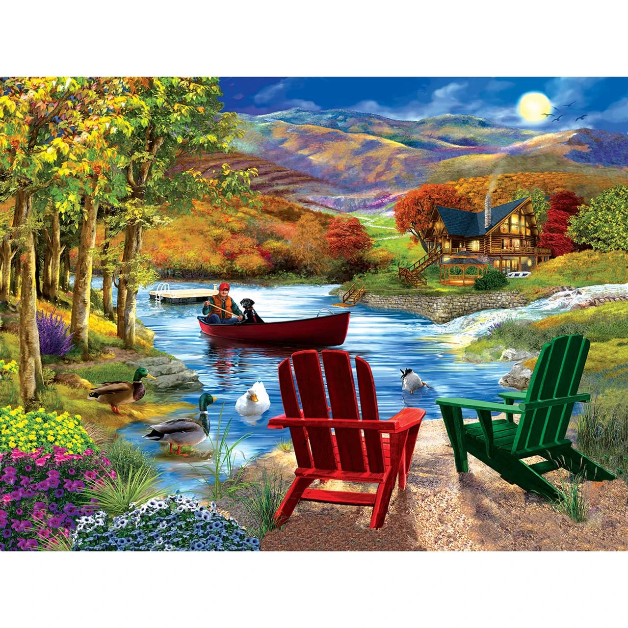 SunsOut Lake Life Jigsaw Puzzle 1 SunsOut Lake Life Jigsaw Puzzle