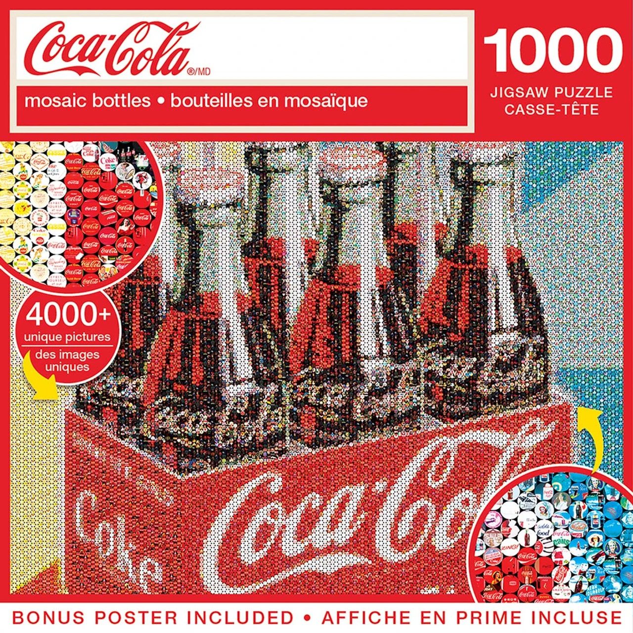 Masterpieces Puzzle Co Coca-Cola - Photomosaic Bottles Jigsaw Puzzle 2 Masterpieces Puzzle Co Coca-Cola - Photomosaic Bottles Jigsaw Puzzle - Image 2
