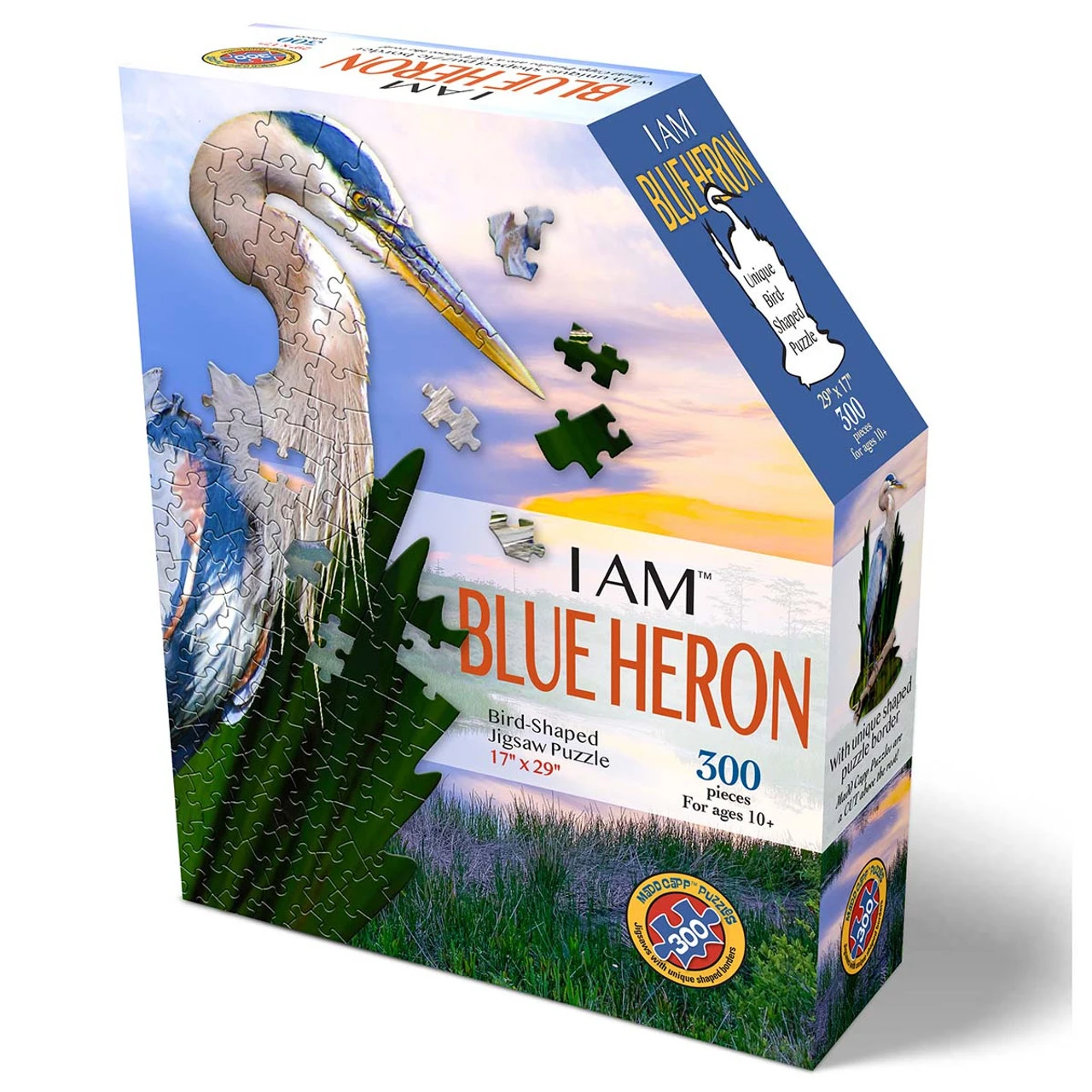 Madd Capp I Am Blue Heron Jigsaw Puzzle 2 Madd Capp I Am Blue Heron Jigsaw Puzzle - Image 2