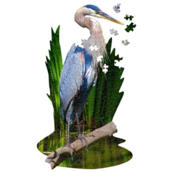 Madd Capp I Am Blue Heron Jigsaw Puzzle