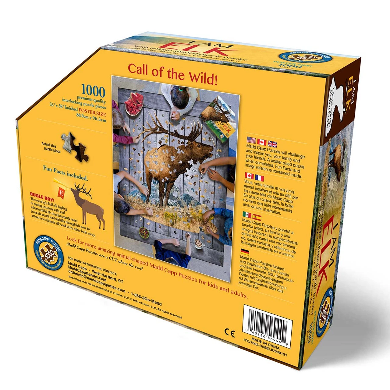 Madd Capp I Am Elk Jigsaw Puzzle 3 Madd Capp I Am Elk Jigsaw Puzzle - Image 3