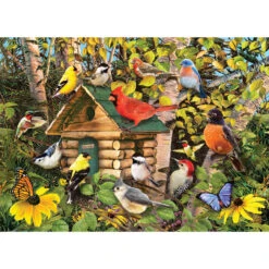Cobble Hill Bird Cabin Jigsaw Puzzle
