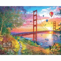 White Mountain Golden Gate Jigsaw Puzzle