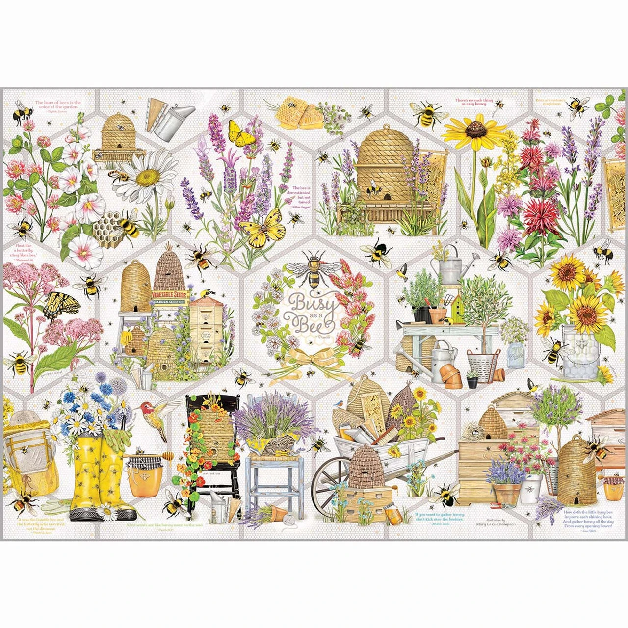 Cobble Hill Busy As A Bee Jigsaw Puzzle 1 Cobble Hill Busy As A Bee Jigsaw Puzzle