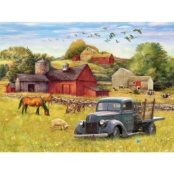 Cobble Hill Summer Afternoon On The Farm Jigsaw Puzzle