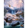 Cobble Hill Mystic Falls In Winter Jigsaw Puzzle