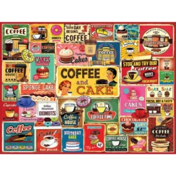 White Mountain Coffee & Cake Jigsaw Puzzle