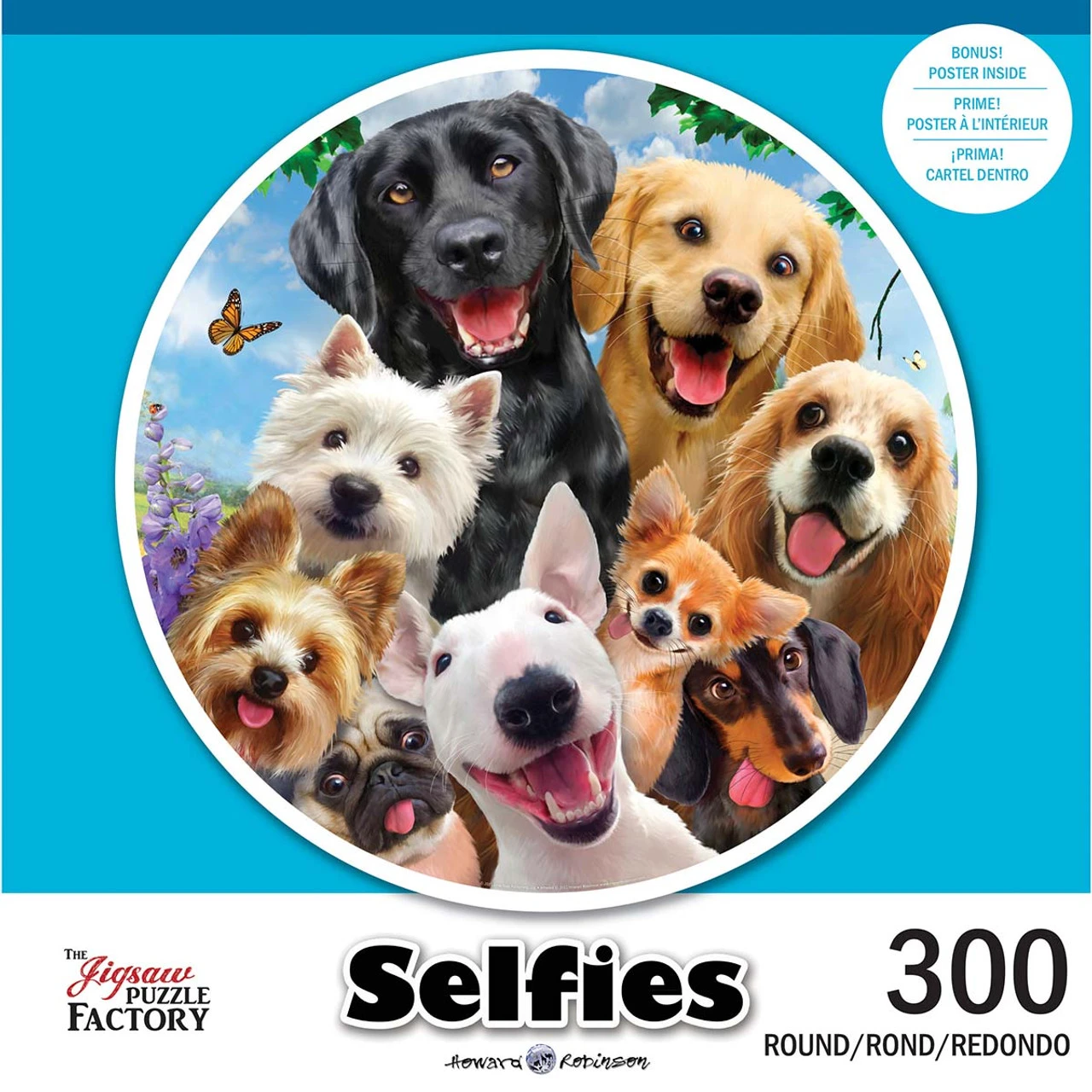 The Jigsaw Puzzle Factory Dogs Rounc Jigsaw Puzzle 2 The Jigsaw Puzzle Factory Dogs Rounc Jigsaw Puzzle - Image 2