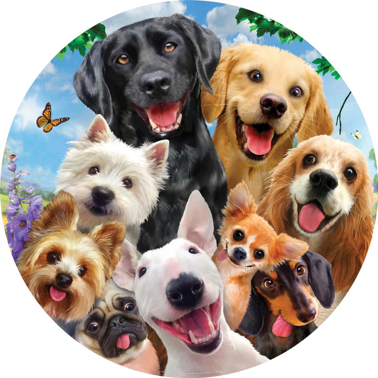 The Jigsaw Puzzle Factory Dogs Rounc Jigsaw Puzzle 1 The Jigsaw Puzzle Factory Dogs Rounc Jigsaw Puzzle