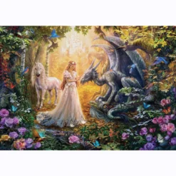 Educa Dragon, Princess & Unicorn Jigsaw Puzzle