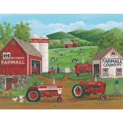 The Jigsaw Puzzle Factory Farmall 4 In 1 Puzzle Jigsaw Puzzle -Toy Store 477712 3 07144.1693455007