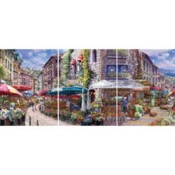 Karmin International Jardin De Fleurs Triptych Jigsaw Puzzle