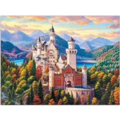 The Jigsaw Puzzle Factory Castle In The Mountains Jigsaw Puzzle