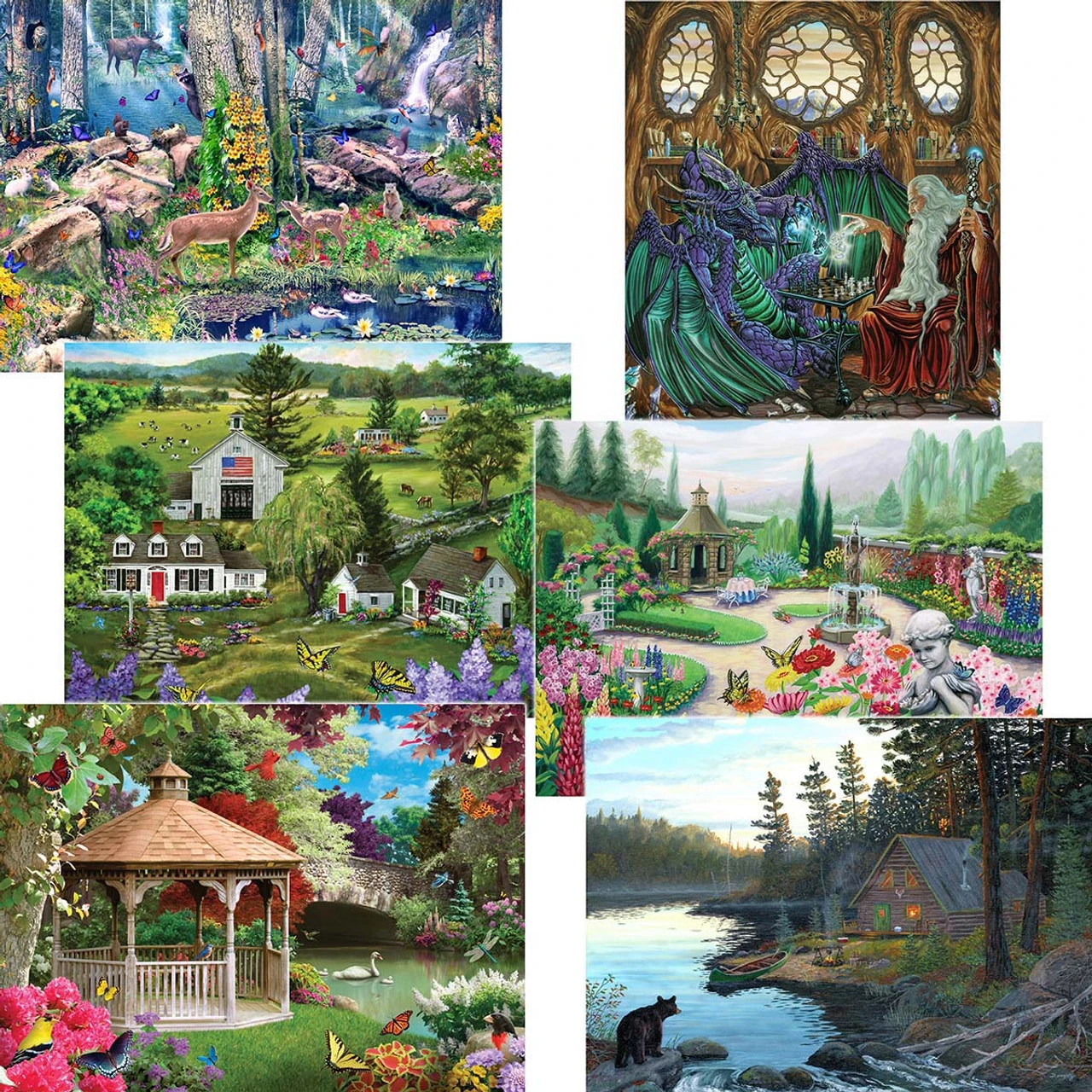 Puzzle Magic Exclusive Puzzle Bundle-500 Piece Jigsaw Puzzle 1 Puzzle Magic Exclusive Puzzle Bundle-500 Piece Jigsaw Puzzle