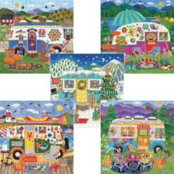 Ceaco All Occasion Campers, Set Of 5 Jigsaw Puzzle