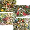 Cobble Hill Floral Birdhouses, Set Of 4 Jigsaw Puzzle