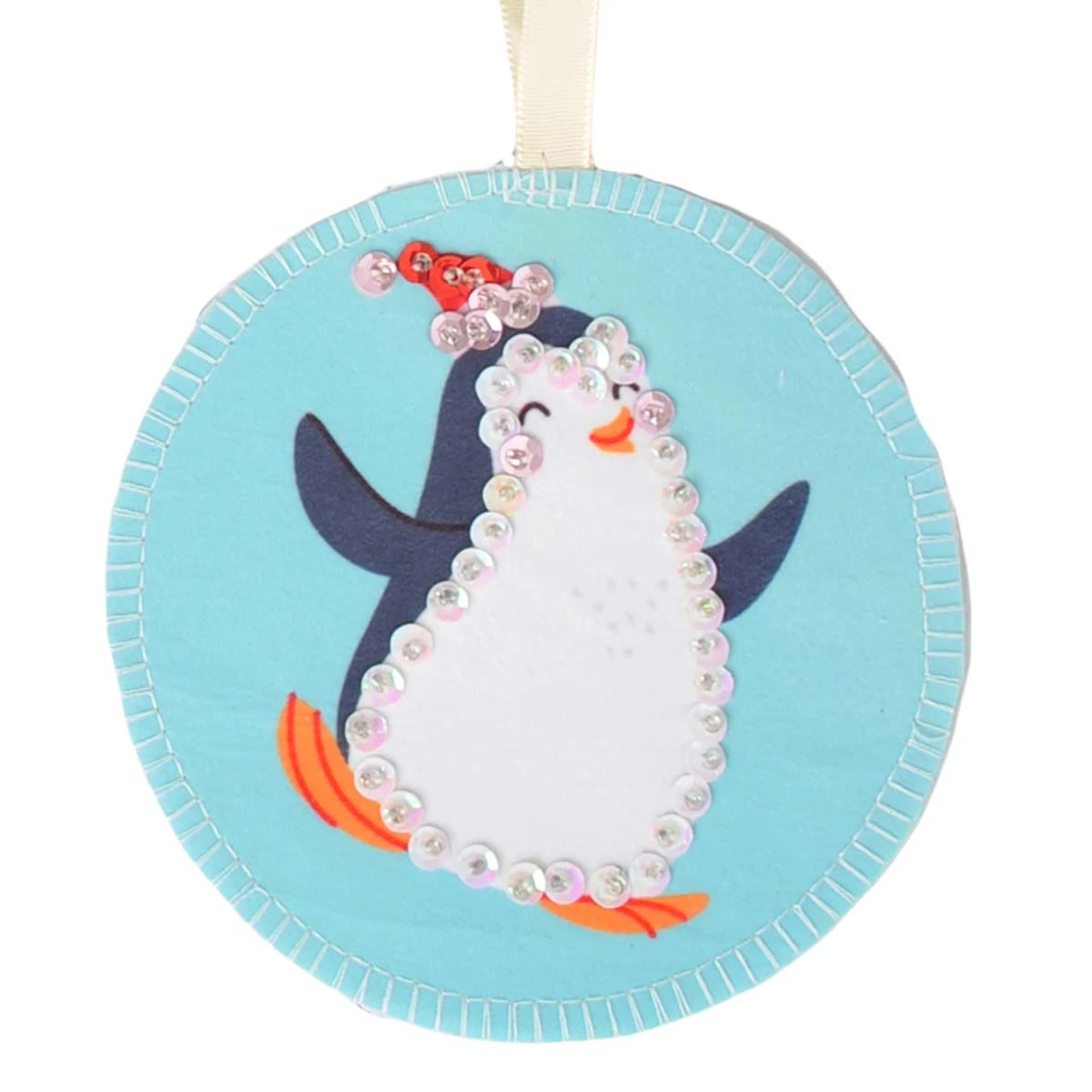 Herrschners Cute Santa Felt & Sequin Kit 2 Herrschners Cute Santa Felt & Sequin Kit - Image 2