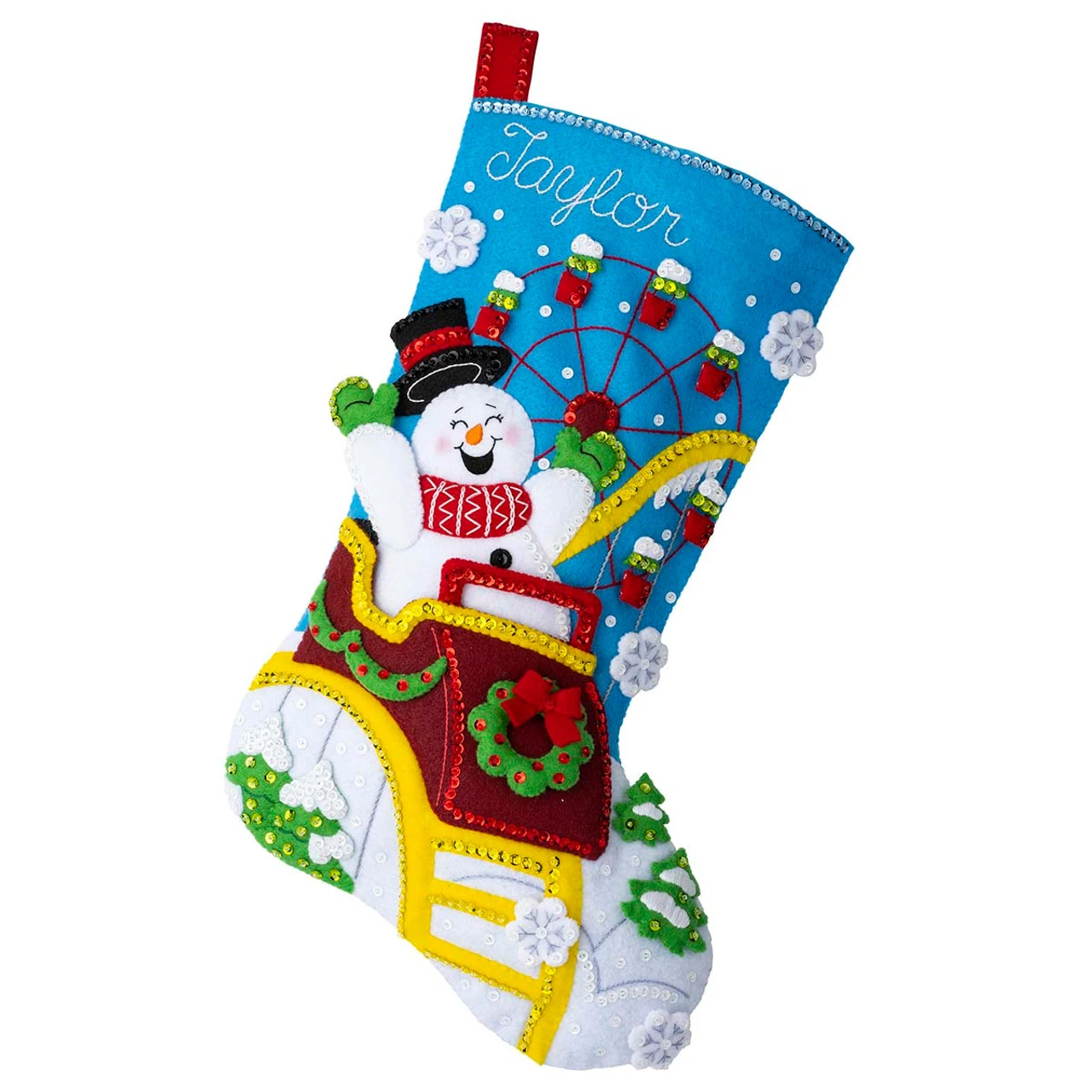 Bucilla Polar-Coaster Ride Stocking Kit 1 Bucilla Polar-Coaster Ride Stocking Kit