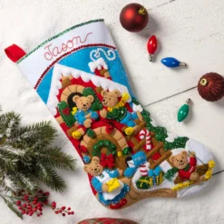 Bucilla A Beary Merry Christmas Stocking Kit 5 Bucilla A Beary Merry Christmas Stocking Kit -Toy Store 500359 3 84966.1695648547
