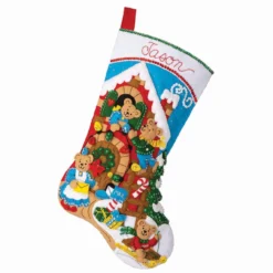 Bucilla A Beary Merry Christmas Stocking Kit