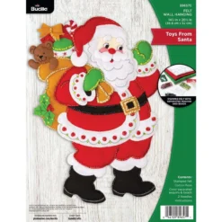 Bucilla Toys From Santa Felt & Sequin Kit -Toy Store 500362 3 87264.1695648555