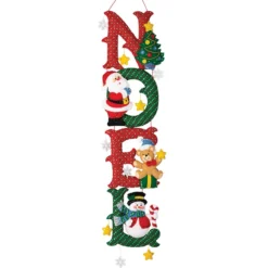 Bucilla Noel Wall Hanging Felt & Sequin Kit
