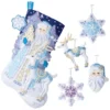 Bucilla Winter Wonderland Stocking & Ornaments, Set Of 2 Felt & Sequin Kit