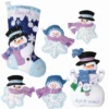 Bucilla Let It Snow Snowman Ensemble Felt & Sequin Kit