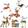 Bucilla Festive Reindeers Felt & Sequin Kit