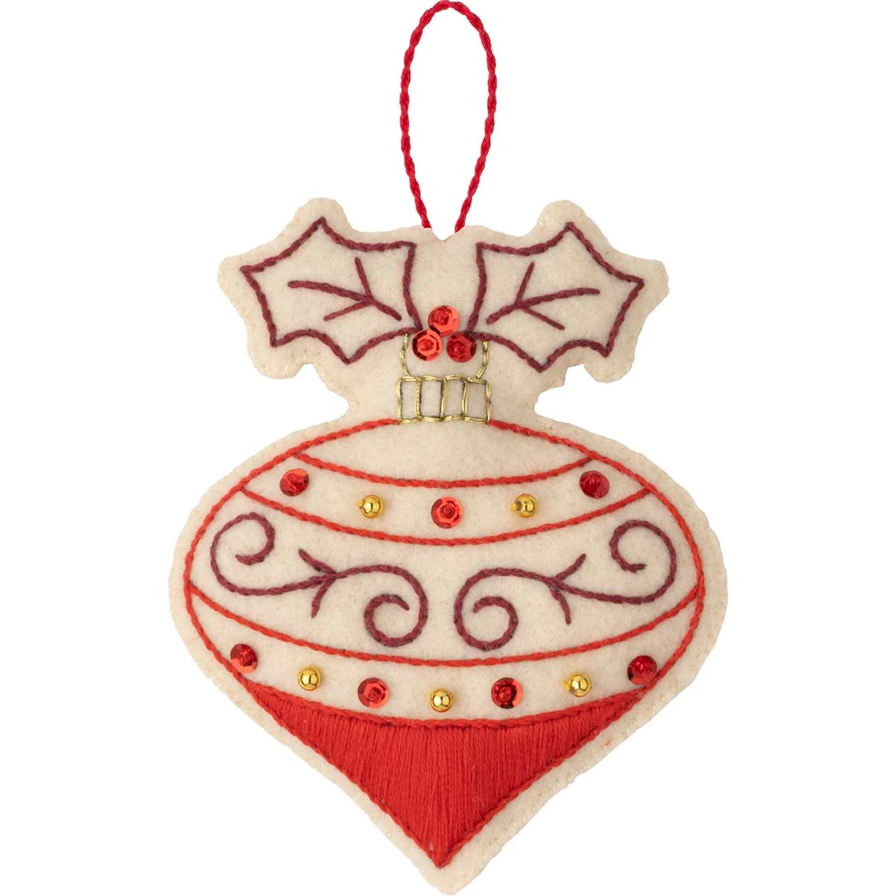 Bucilla Classic Christmas Felt & Sequin Kit 2 Bucilla Classic Christmas Felt & Sequin Kit - Image 2