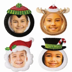 Bucilla Holiday Dress Up Felt & Sequin Kit