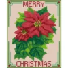 PixelHobby Merry Christmas-Poinsettia Mosaic Art Kit