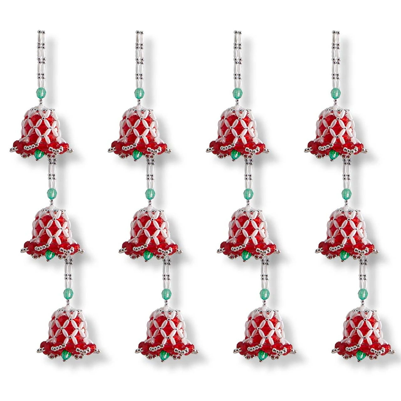 Herrschners Stained Glass Bells Ornament Kit 1 Herrschners Stained Glass Bells Ornament Kit