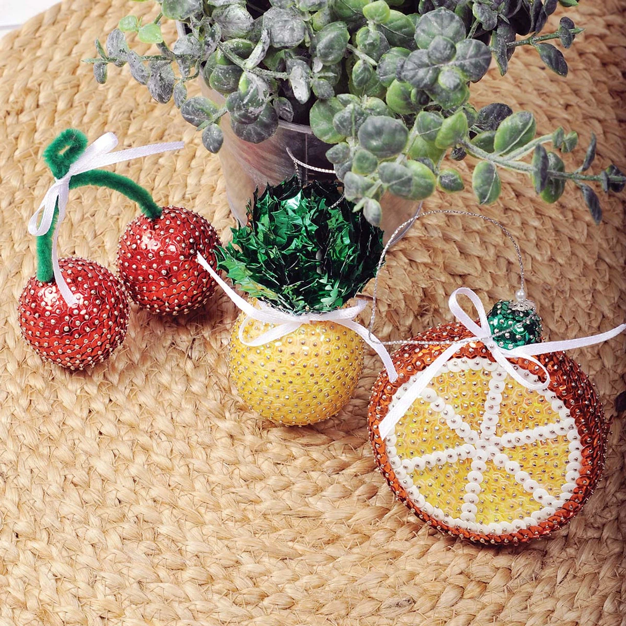 Sunrise Craft & Hobby Tropical Fruit Ornament Kit 1 Sunrise Craft & Hobby Tropical Fruit Ornament Kit