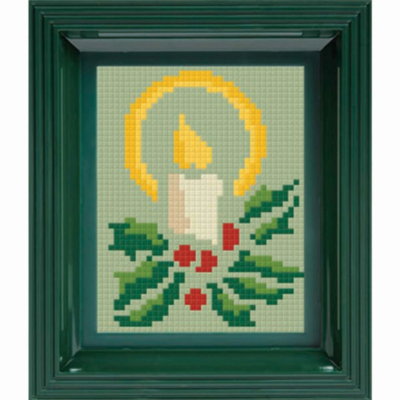 PixelHobby Christmas Candle Mosaic Art Kit 1 PixelHobby Christmas Candle Mosaic Art Kit