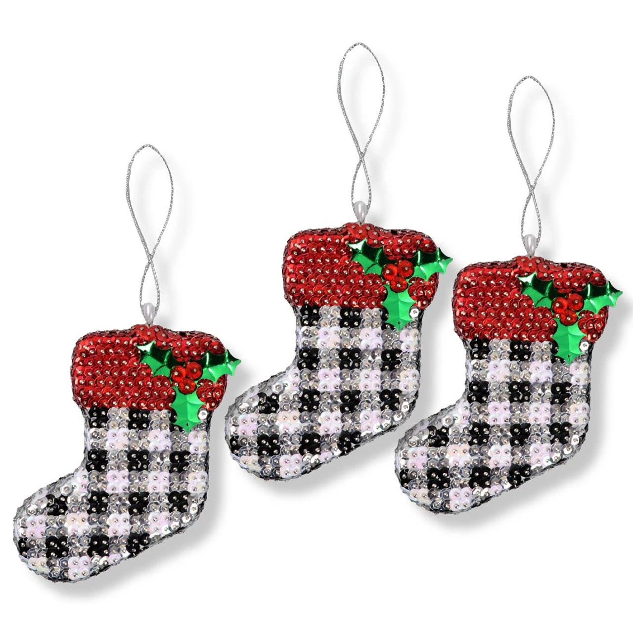Sunrise Craft & Hobby Farmhouse Stocking Ornament Kit 1 Sunrise Craft & Hobby Farmhouse Stocking Ornament Kit