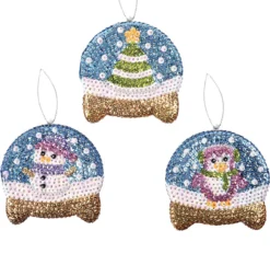 Sunrise Craft & Hobby Arctic Snow Globes Ornament Kit