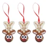 Sunrise Craft & Hobby Santa's Reindeer Ornament Kit