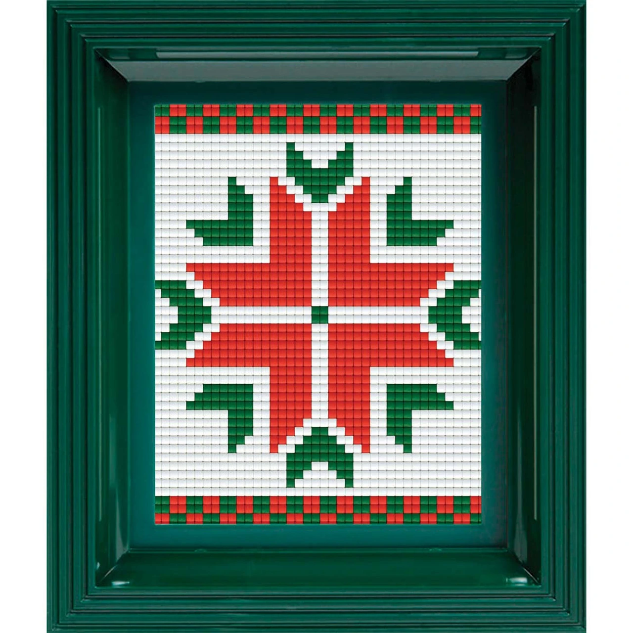 PixelHobby Snowflake 2 Starter Mosaic Art Kit 1 PixelHobby Snowflake 2 Starter Mosaic Art Kit