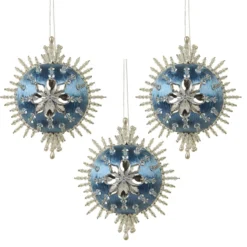 Herrschners Snowflake Shimmer Ornament Kit