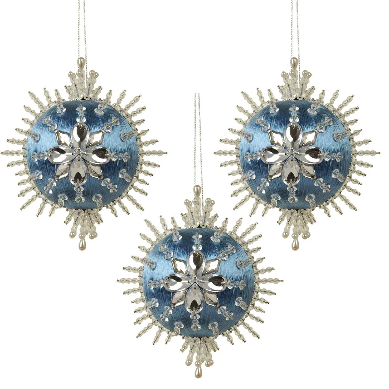 Herrschners Snowflake Shimmer Ornament Kit 1 Herrschners Snowflake Shimmer Ornament Kit