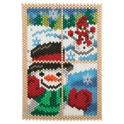 Herrschners Snowy Welcome Pony Bead Kit