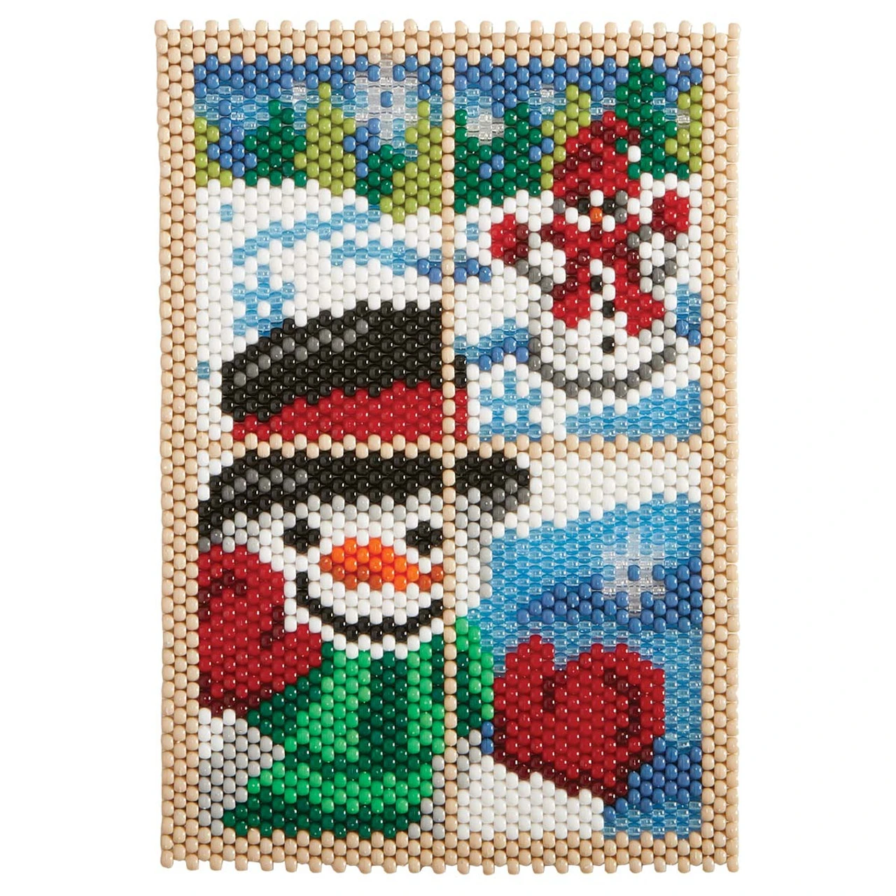 Herrschners Snowy Welcome Pony Bead Kit 1 Herrschners Snowy Welcome Pony Bead Kit