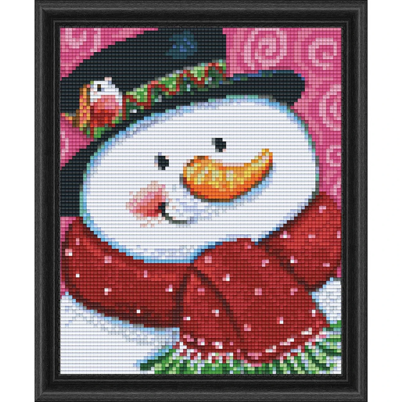 PixelHobby Merry Snowman Mosaic Kit 1 PixelHobby Merry Snowman Mosaic Kit