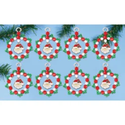 Design Works Santa Wreaths Ornament Kit